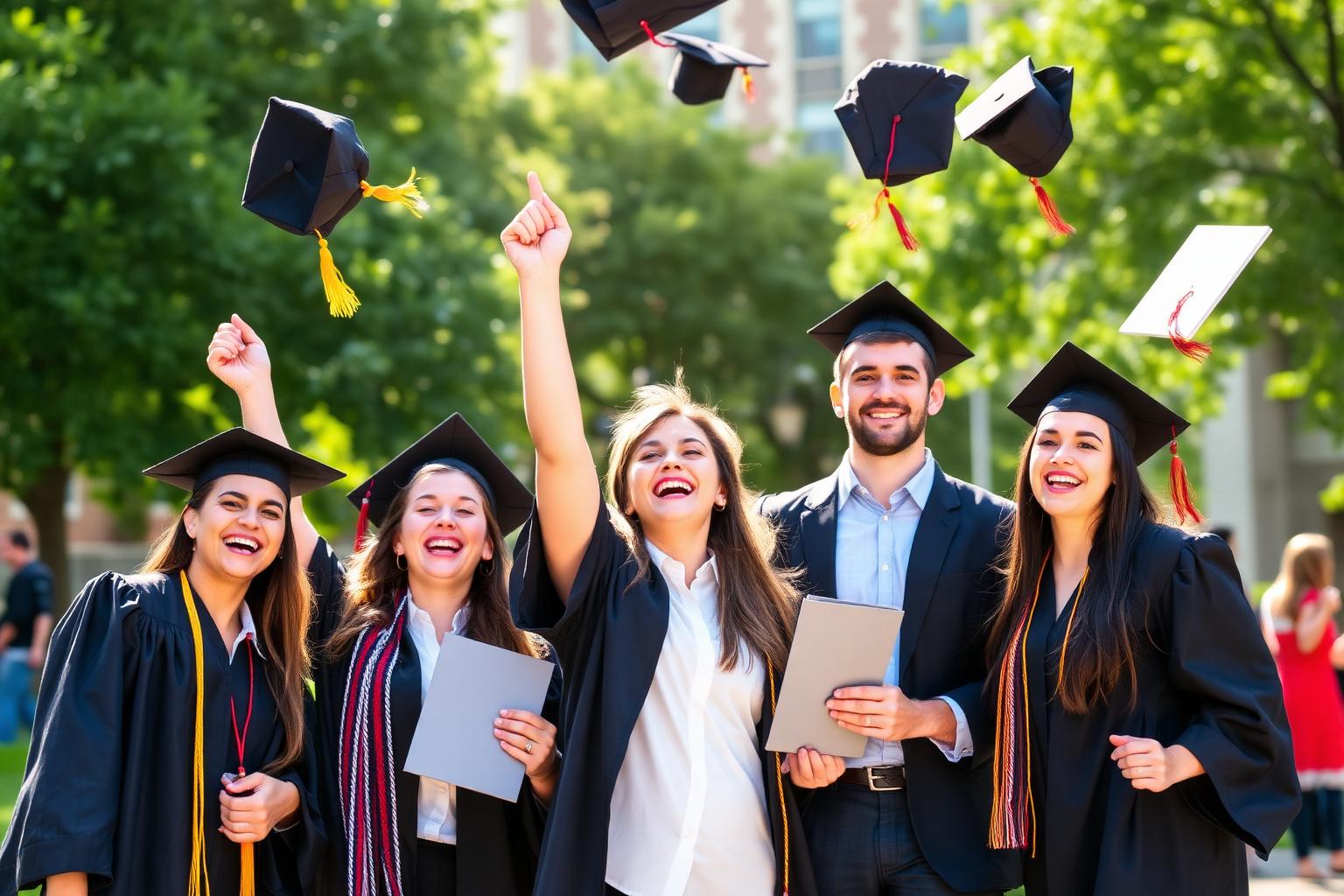 SK Institute graduating students celebrating