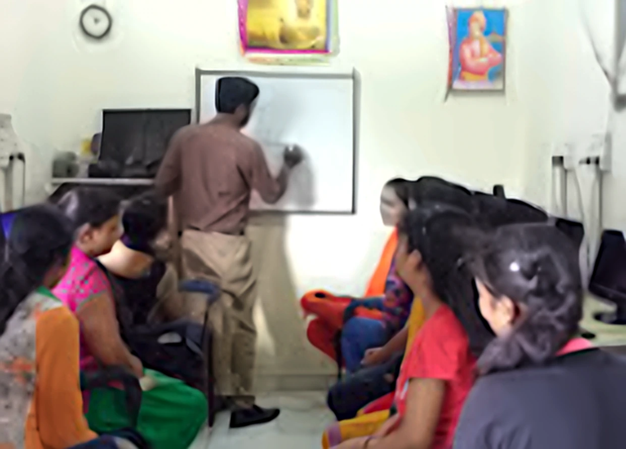 Classroom session in progress at SK Institute