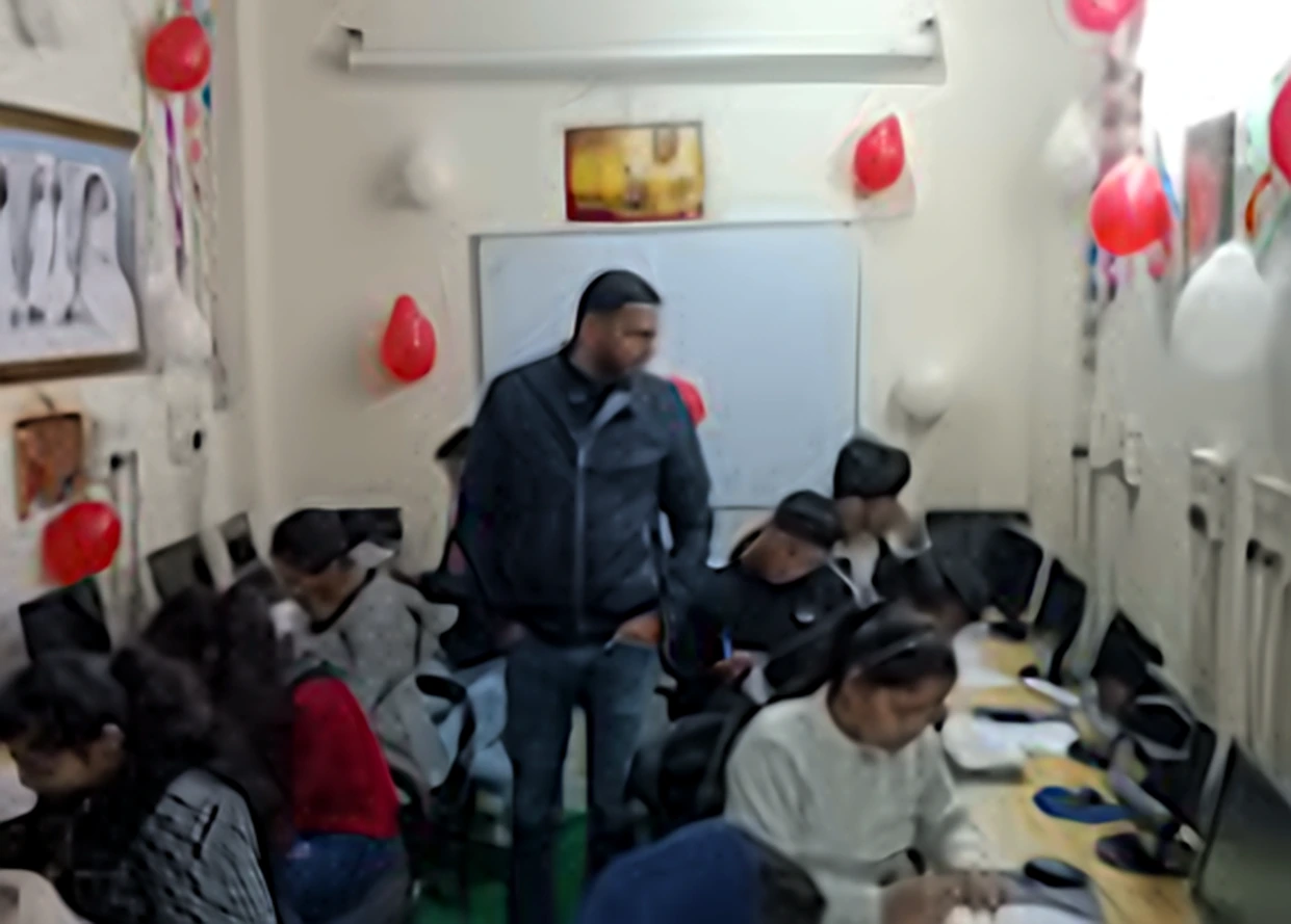 Computer training batch in session at SK Institute