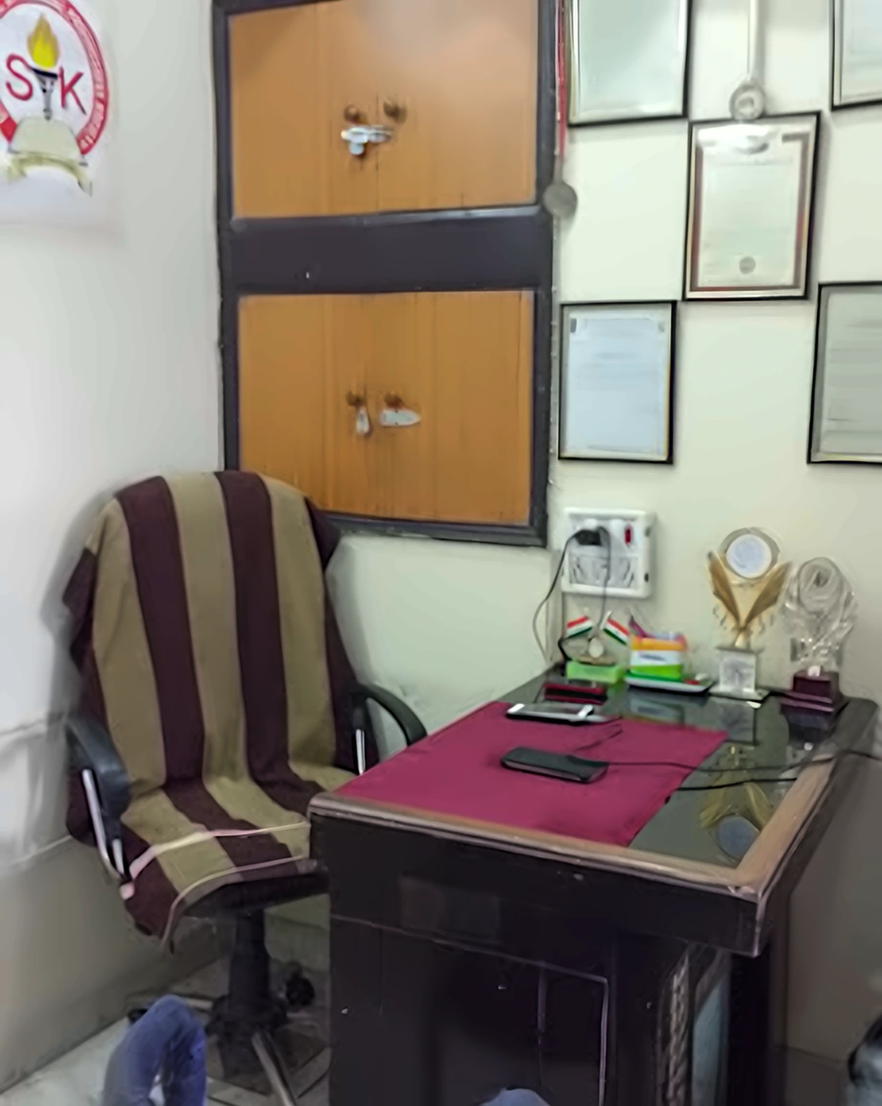 Administration and counselling office at SK Institute